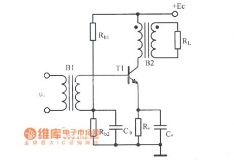 Transformer Output Power Amplifier Circuit Diagram