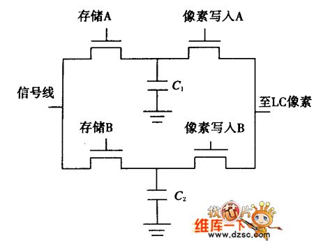 Single Pixel Drive Circuit Diagram