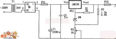 High precision high current manostat diagram