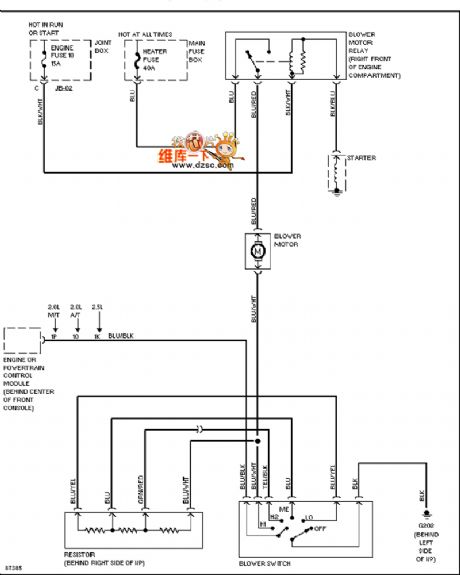 Mazda 626 Heater Circuit Diagram 2