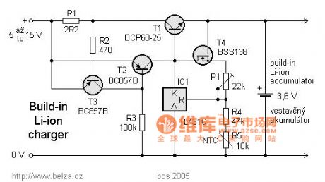 Lithium battery charging circuit diagram