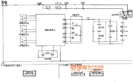 M6 Car Sunroof Circuit Diagram