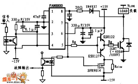 IGBT with Output Buffer Drive Circuit Diagram