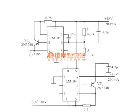 ±15V Tracking regulated voltage power suppy No.5