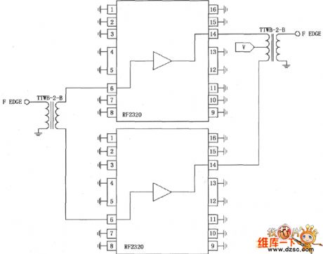 Pull-up standard voltage circuit composed of RF2320