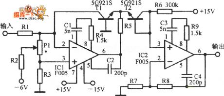 Logarithmic amplification circuit