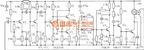 -9v Recorder speed stabilizing power supply circuit