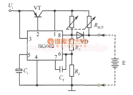 Charger circuit composed of BG602