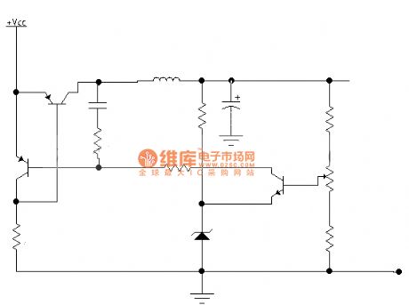 Standard linear switching regulated power supply schematic