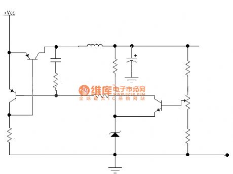 Standard linear switching regulated power supply schematic