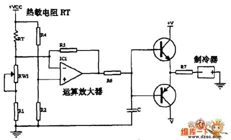 Temperature Control-driven circuit diagram