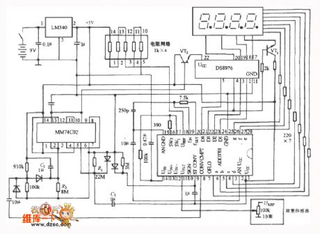 Numeric electronic scale circuit diagram