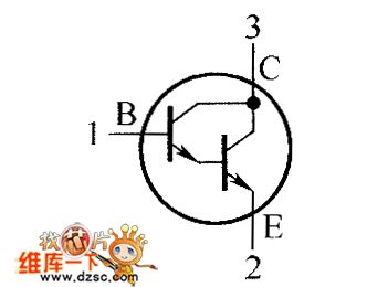 The inside circuit diagram of crystal triode ST2009DHI、ST2310DHI、ST2317DFX