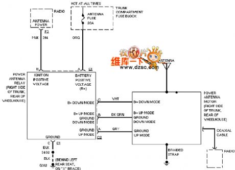 Kreisler cetera power antenna circuit diagram