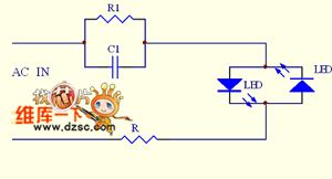 The LED driver circuit diagram
