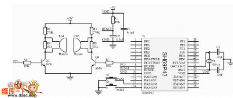 Sourcefree buzzer drive circuit diagram