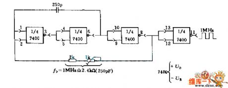 1MHz oscillator circuit