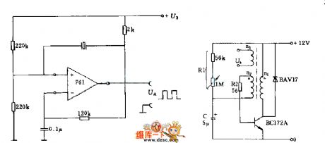 Crystal oscillator circuit using operational amplifier