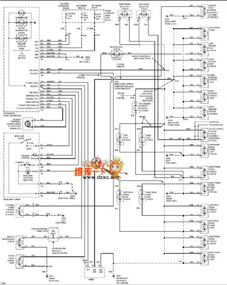 Cadillac deville panel lighting circuit diagram
