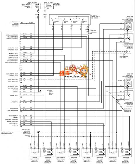 Cadillac deville memory chair rearview mirror circuit diagram 1