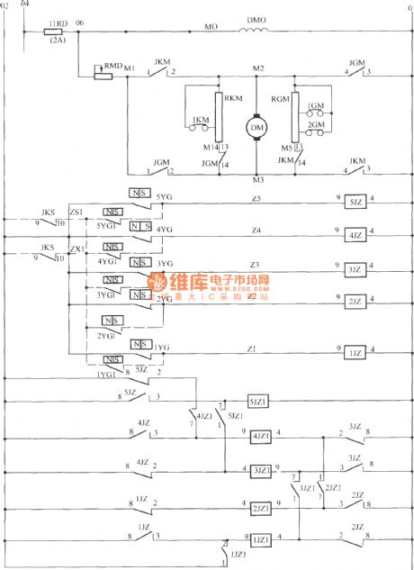 APM-81 elevator door driver and mun circuit