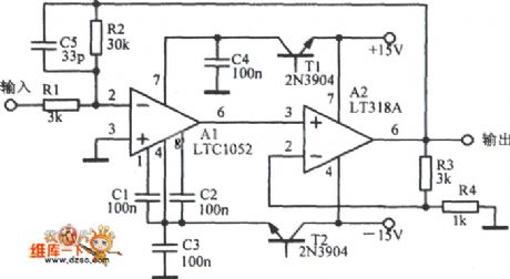 Amplifier circuit with output current