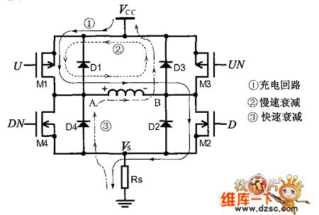 CA6026 circuit diagram with external connected H bridge drive