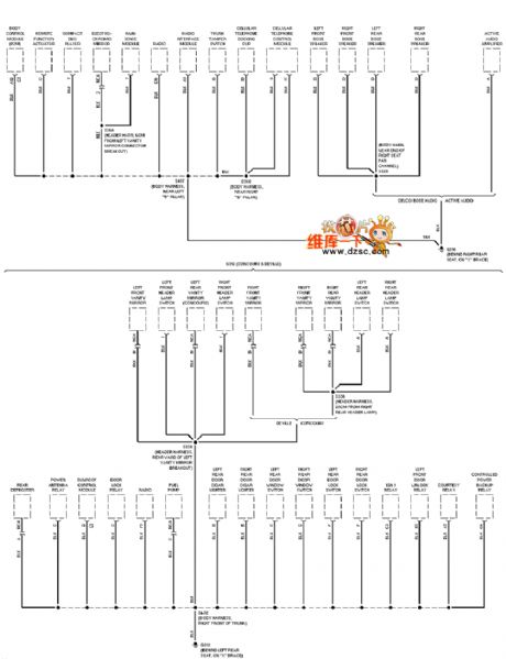 Cadillac deville ground distribution circuit diagram 4