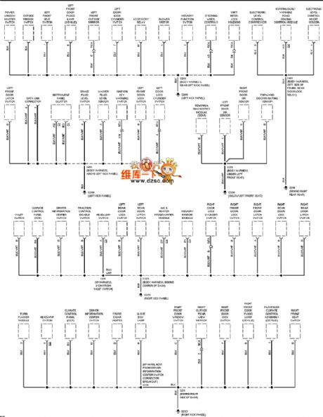 Cadillac deville ground distribution circuit diagram 2
