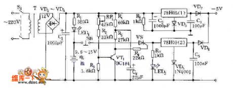 Power supply automatic switch circuit diagram