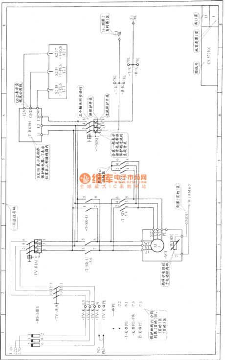 Xunda automatic escalator main circuit