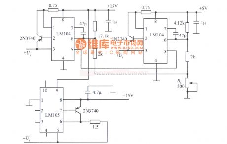 Single control regulated voltage circuit diagram 2