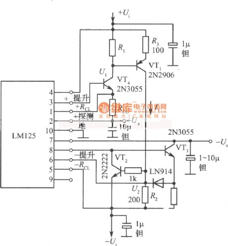 Precision Double Tracking Regulators Voltage Power Supply Circuit Diagram