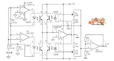 Ultra-stable zero amplifier circuit