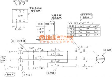 Mitsubishi escalator main circuit