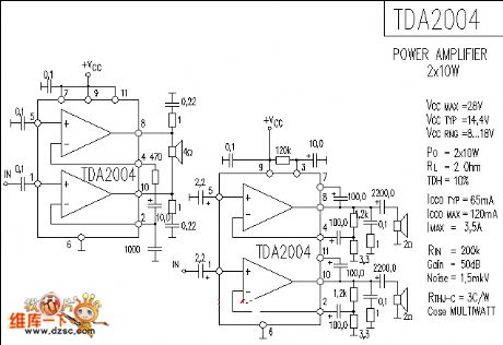 tda2004 circuit diagram 2