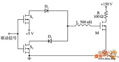 Resonator grid drive circuit diagram