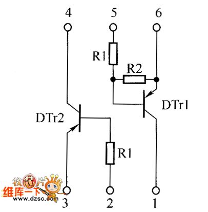 Crystal triode IMD16A inside circuit diagram