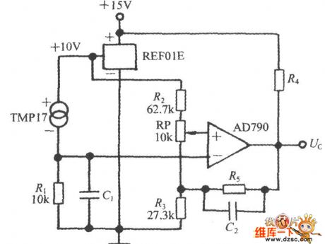 Adjustable constant temperature controller circuit diagram