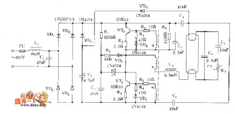 Low-cost and high power submultiple electronic rectifier circuit diagram