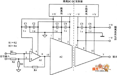 Burr-Brown IS0122P application circuit