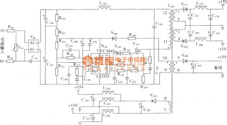 DMA auxiliary power supply circuit