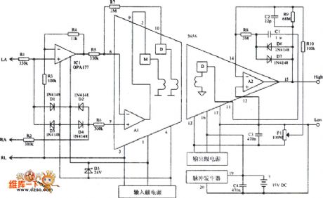 Cardiogram amplifying circuit