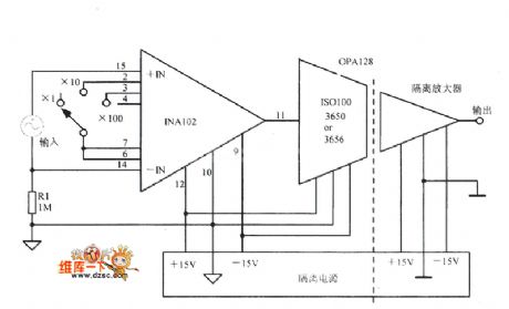 Practical isolation amplifier circuit