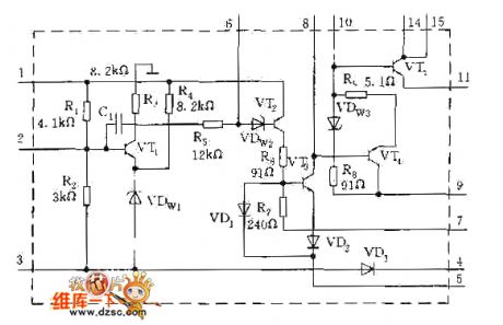 IX0308CE series switching power supply thick film circuit diagram