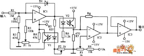 Analog signals isolation circuit