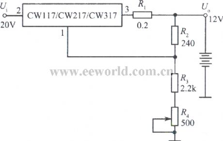 12V constant voltage charger with CW117