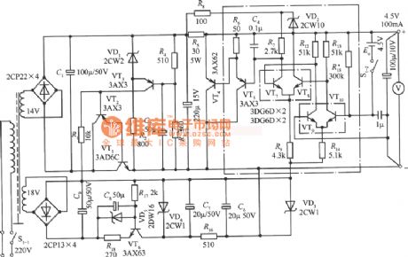 4.5V Precision power circuit diagram