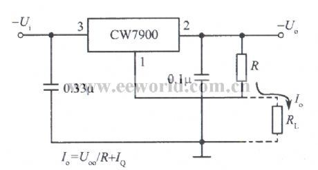 Constant current source circuit with CW7900