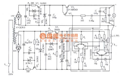 2V exactitude fixed voltage power supply circuit diagram